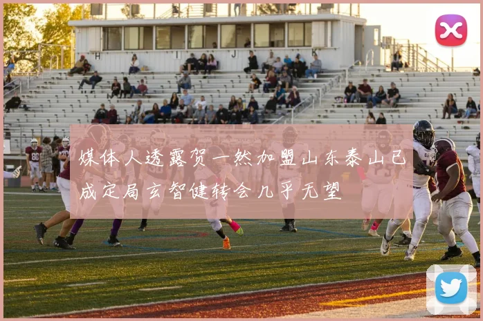 媒体人透露贺一然加盟山东泰山已成定局玄智健转会几乎无望