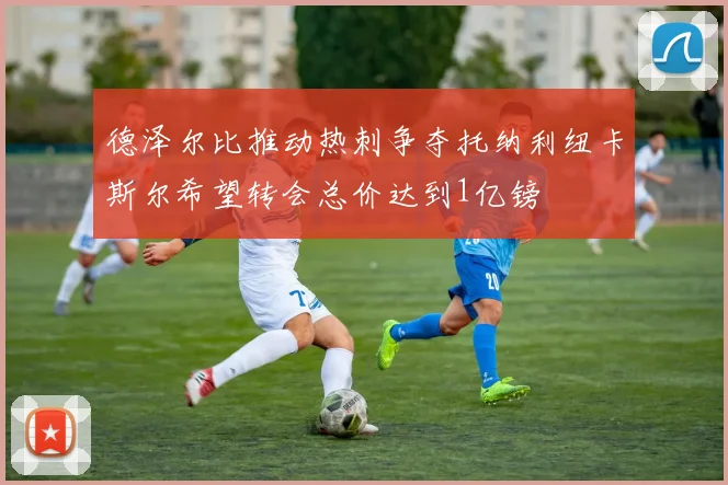 德泽尔比推动热刺争夺托纳利纽卡斯尔希望转会总价达到1亿镑